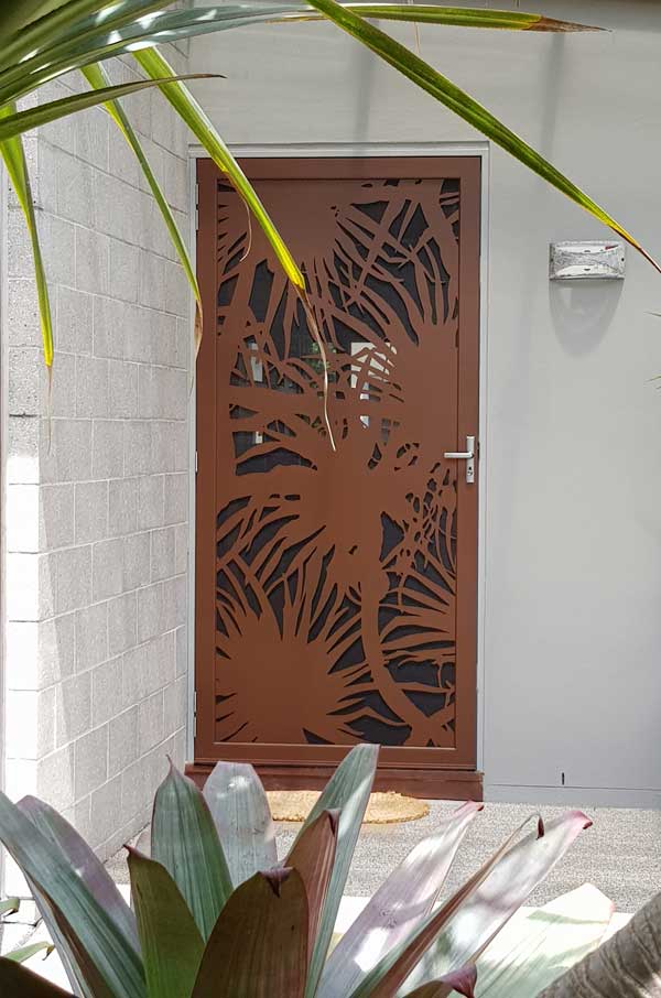 decorative security screen doors