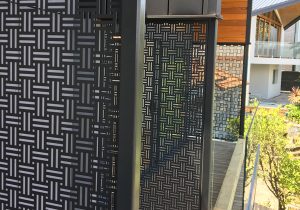 Laser cut outdoor decorative security screens for doors and windows